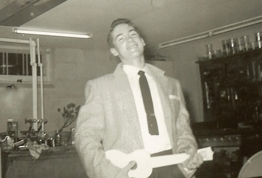 Steve Moseman - 1957 Party (photo from Judy Thomson Tucker)
