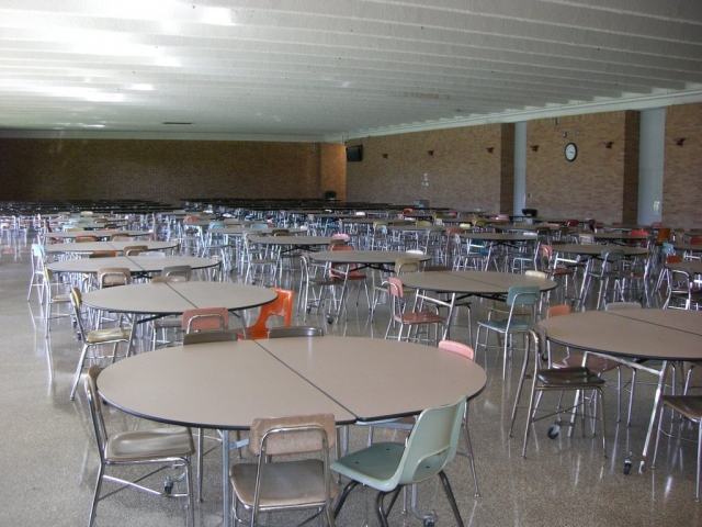 The new lunch room